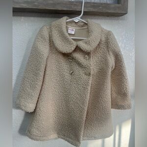 Cozy Cream Pea Coat for Kids